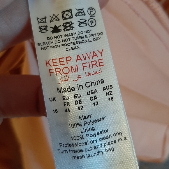 NWT Boohoo Occasion Dress Women's 12 Midi Pleated Wedding Guest Event Formal - Picture 7 of 7